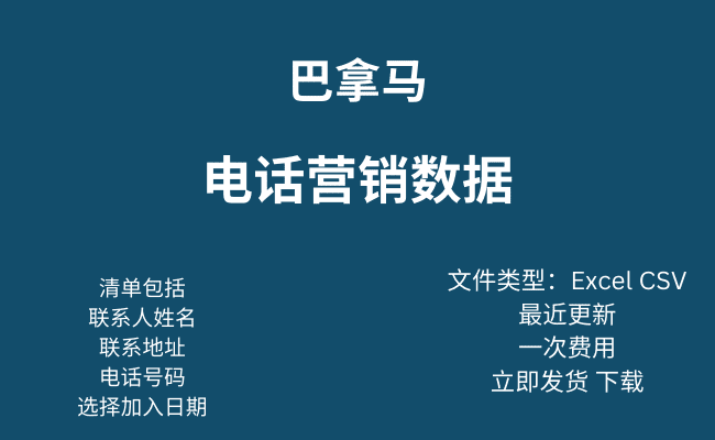 巴拿马电话营销数据